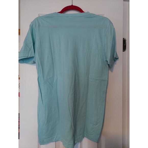 Diva Like Dolly Rebel Like Reba Graphic Tee Medium Blue Blend Unisex Crewneck Sh - Picture 3 of 3